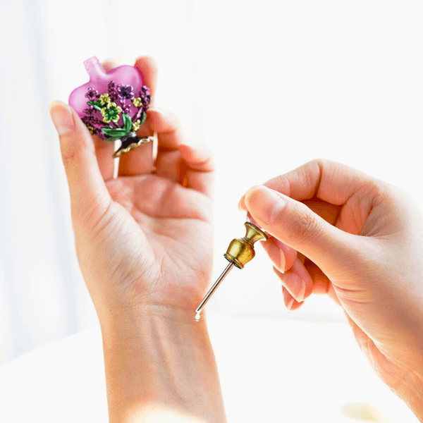 Retro Vintage Bloom – Perfume & Oil Bottle | Dubai-Inspired Design