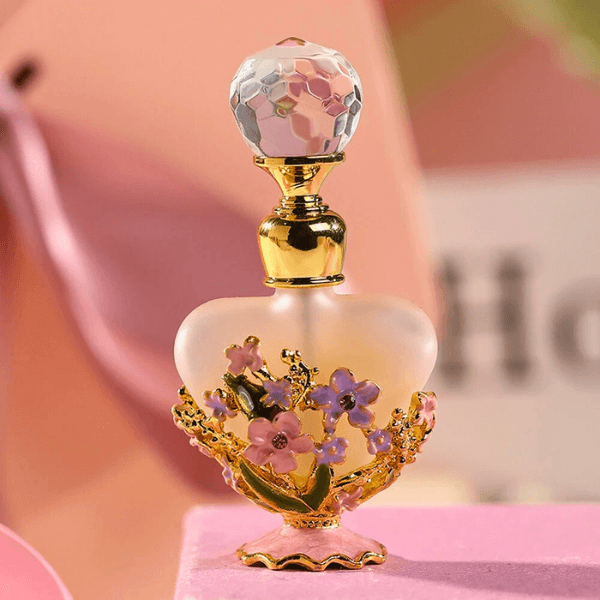 Retro Vintage Bloom – Perfume & Oil Bottle | Dubai-Inspired Design