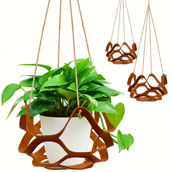Elegant & Handmade Leather Plant Hanger