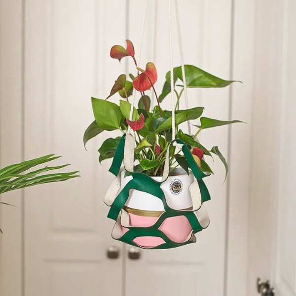 Elegant & Handmade Leather Plant Hanger