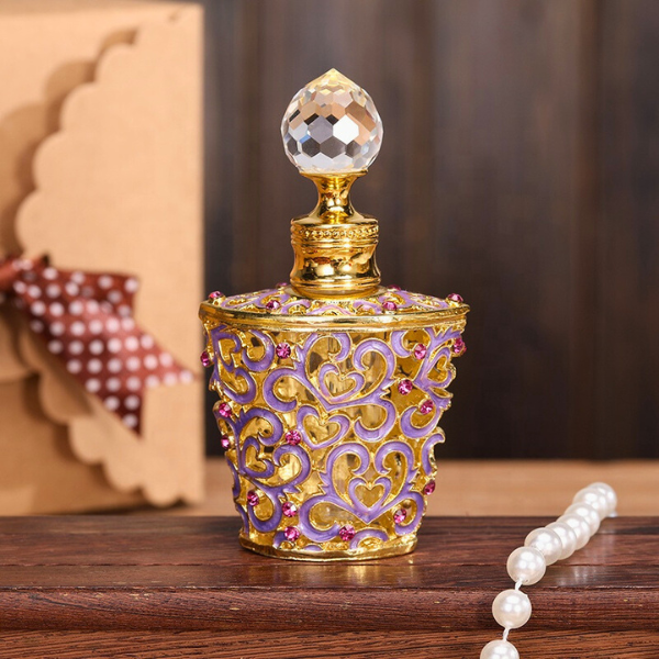 Retro Vintage Bloom – Perfume & Oil Bottle | Dubai-Inspired Design