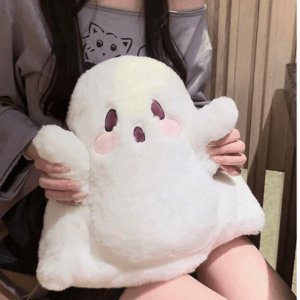 Spooky Chic White Ghost Backpack