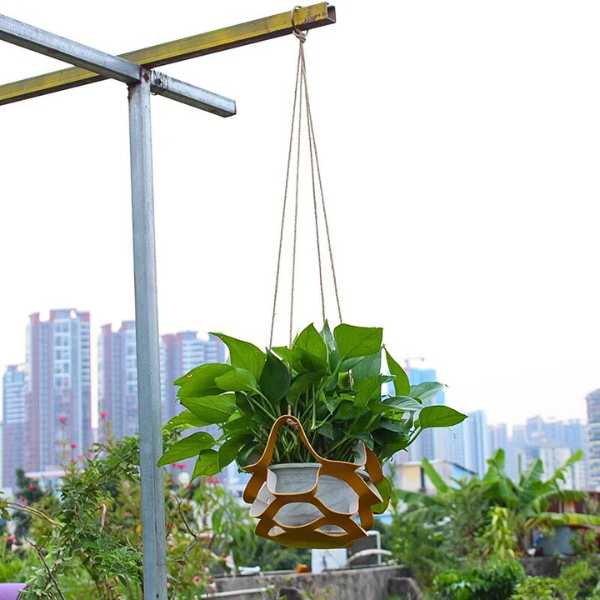 Elegant & Handmade Leather Plant Hanger