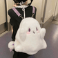 Spooky Chic White Ghost Backpack