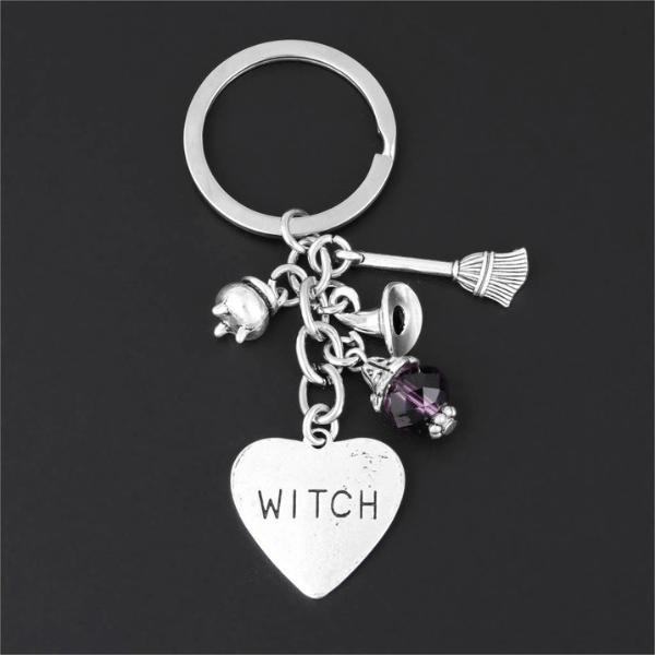 Halloween Witch Keychain