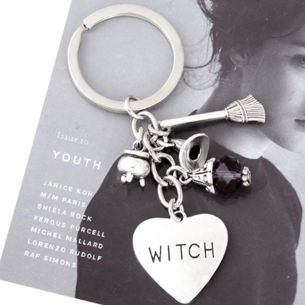 Halloween Witch Keychain