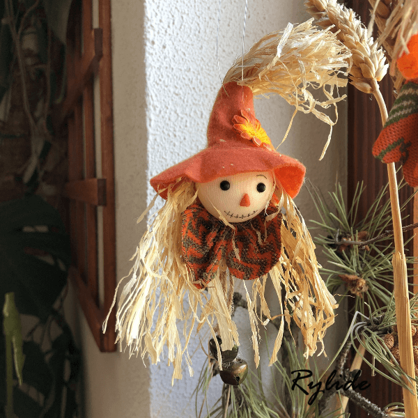 Handmade Halloween Scarecrow Ornaments