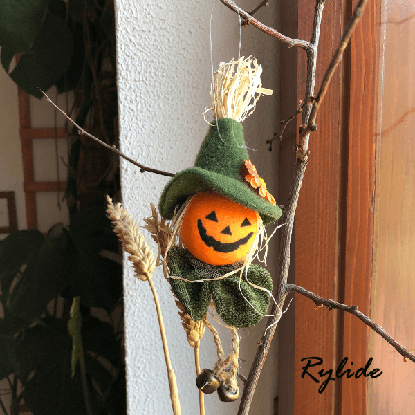 Handmade Halloween Scarecrow Ornaments