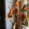 Handmade Halloween Scarecrow Ornaments