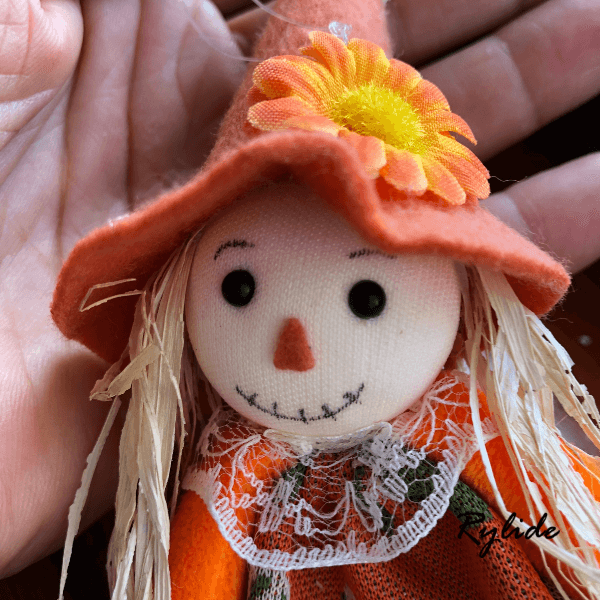 Handmade Halloween Scarecrow Ornaments