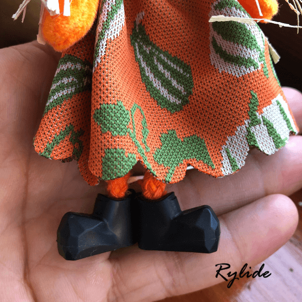 Handmade Halloween Scarecrow Ornaments