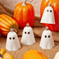 Floating Spooky Ghosts Halloween Decor Pack (Pack of 8)