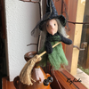 Handmade Halloween Witch Ornaments